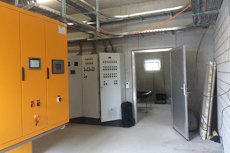 Blockheizkraftwerk einer Biogasanlage, Netz- und Lastanalysen EN 50160