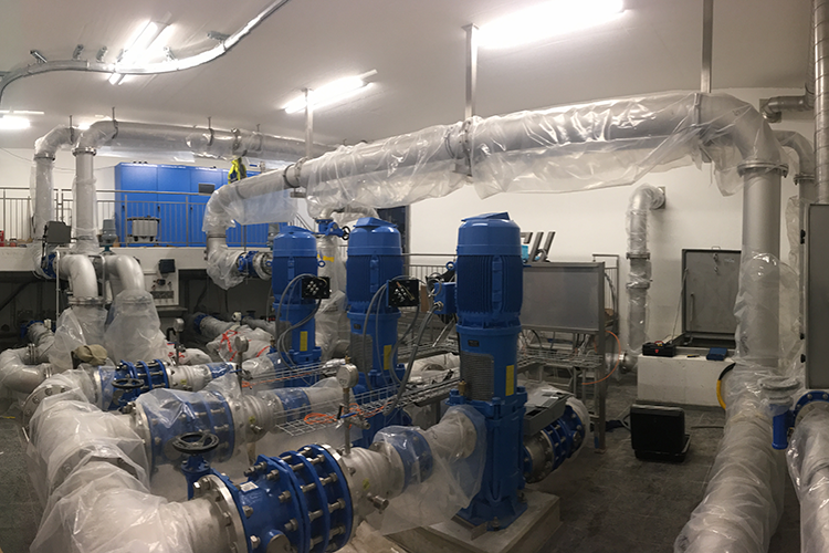 Elektrokontrollen, Pumpenraum Wasserversorgung