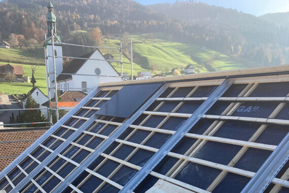 Photovoltaikanlage Inndach Unterkonstruktion, Planung Photovoltaikanlagen