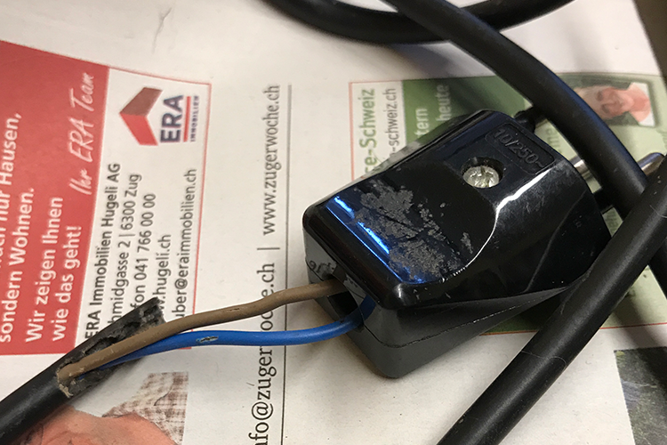 Geräteprüfung defektes Kabel / Steckers, Geräteprüfungen SNR 462638